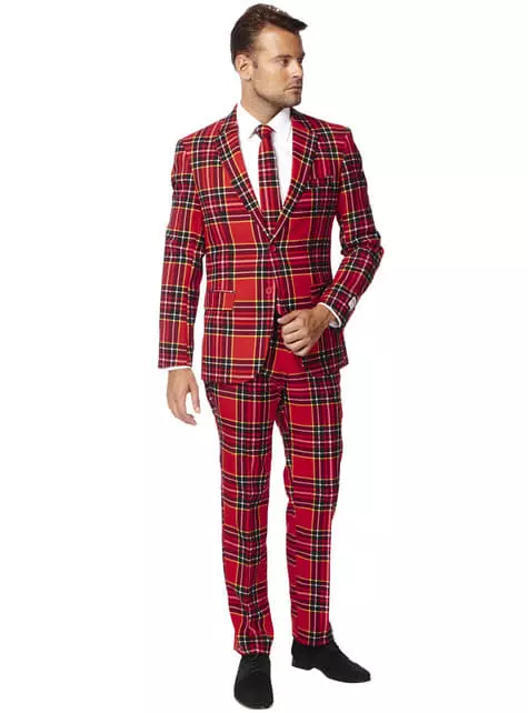 Traje Estampado Escocés "Lumberjack" - Opposuits 1 Traje Estampado Escocés "Lumberjack" - Opposuits
