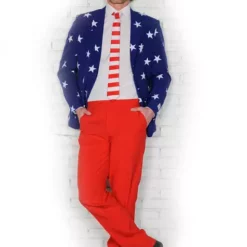 Traje De La Bandera De USA "Stars And Stripes" - Opposuits 7 Traje De La Bandera De USA "Stars And Stripes" - Opposuits -Tradiciones Ventas traje stars and stripes opposuit 2