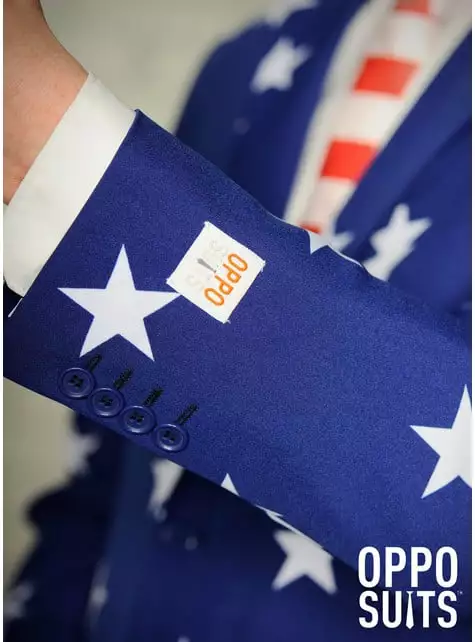 Traje De La Bandera De USA "Stars And Stripes" - Opposuits 4 Traje De La Bandera De USA "Stars And Stripes" - Opposuits - Imagen 4