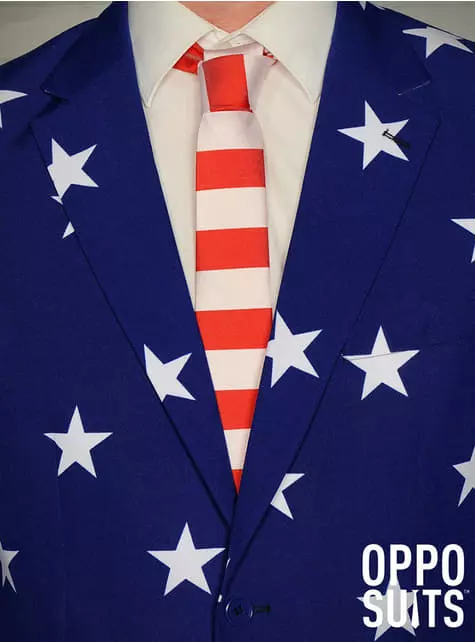 Traje De La Bandera De USA "Stars And Stripes" - Opposuits 5 Traje De La Bandera De USA "Stars And Stripes" - Opposuits - Imagen 5