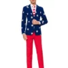Traje De La Bandera De USA "Stars And Stripes" Para Adolescente - Opposuits