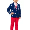 Traje De La Bandera De USA "Stars And Stripes" Para Niño - Opposuits