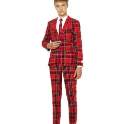 Traje Estampado Escocés "Lumberjack" Para Adolescente - Opposuits