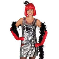 Vestido Plateado Con Rostro De Mujer -Tradiciones Ventas vestido plateado con rostro de mujer 3